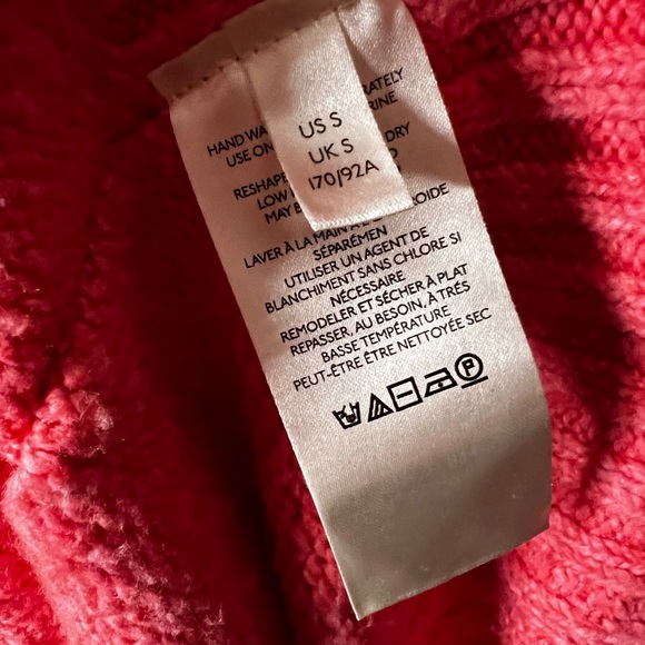 Free People Brookside Tunic - Oversized Sweater in Pink Lightening | Size S - Picture 6 of 12